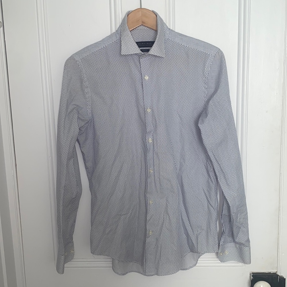 Zara Easy Care Textured Shirt